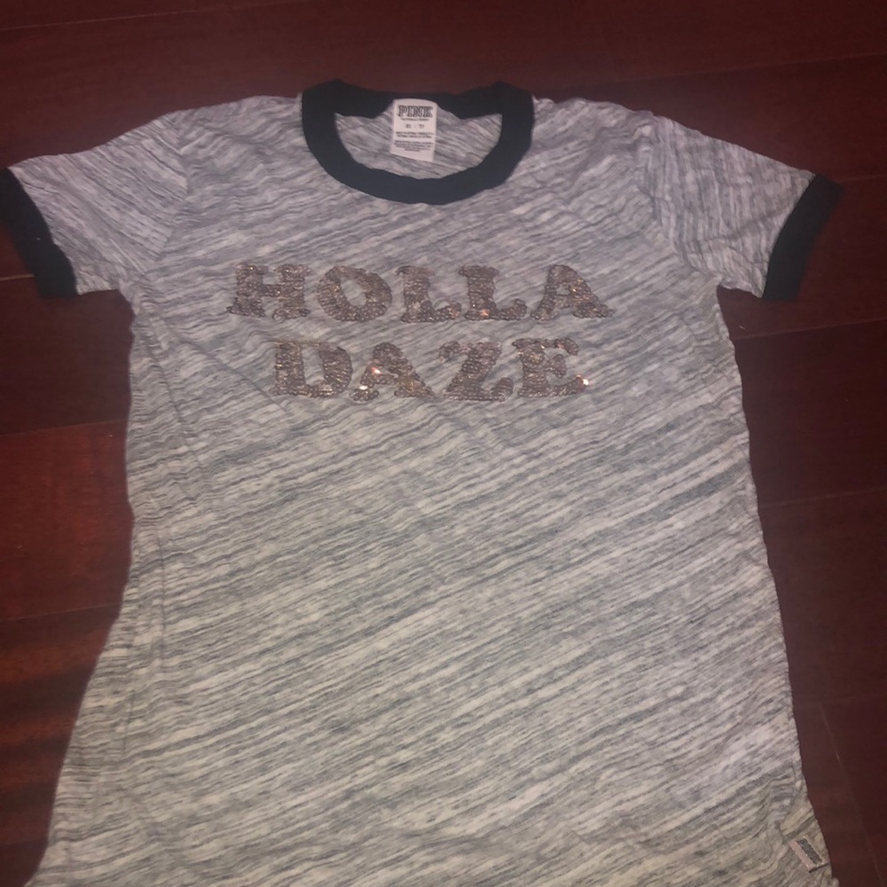 Pink Holla-Daze t-shirt (Christmas/holiday)